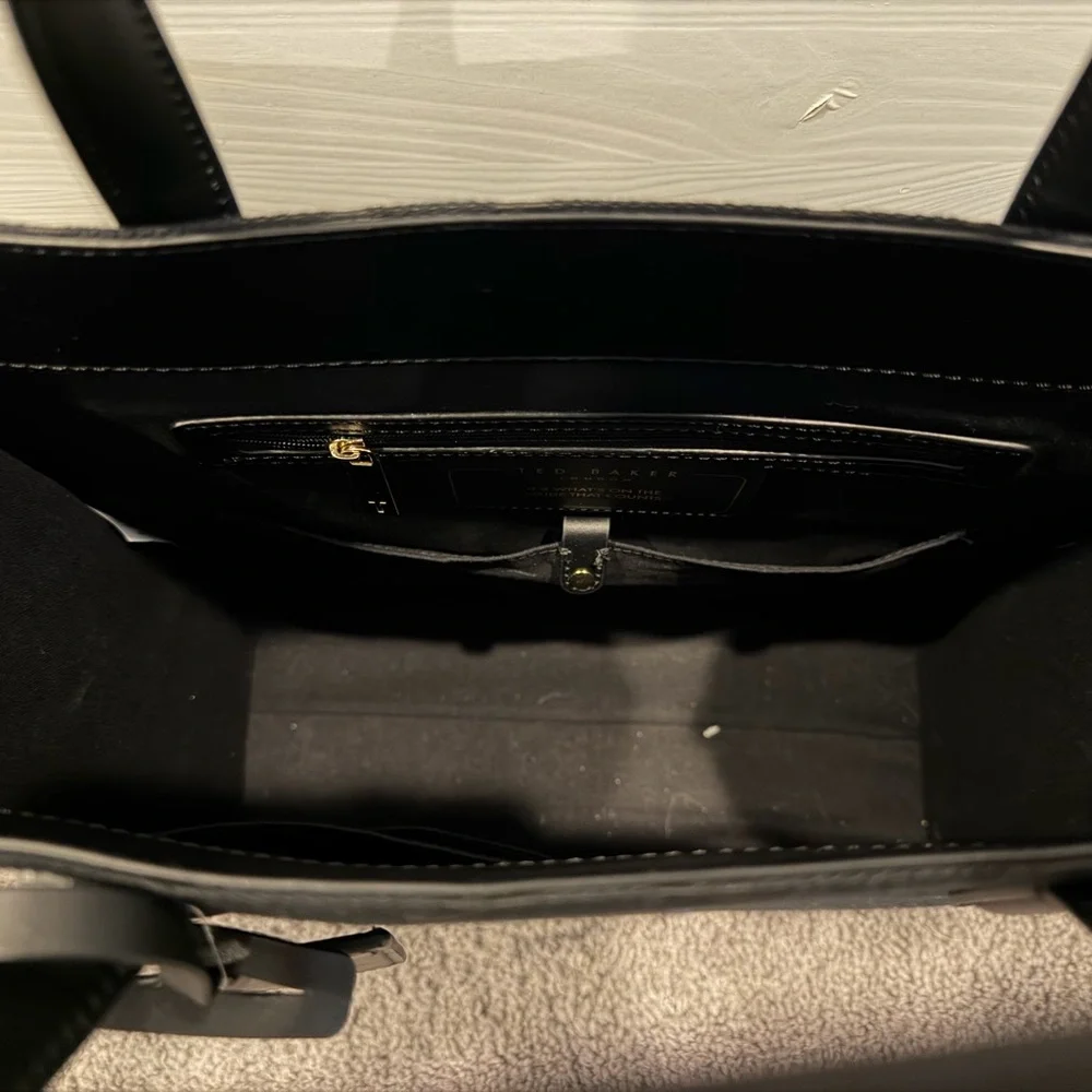 Ted Baker Black Structured Tote - Picture 4 of 8